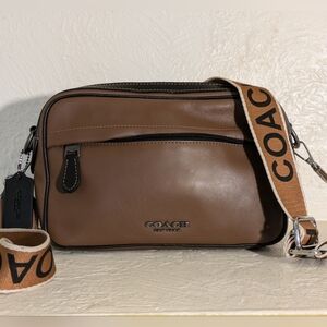 COACH Gorgeous Crossbody/Shoulder Bag Smooth Leather Brown (F39946)